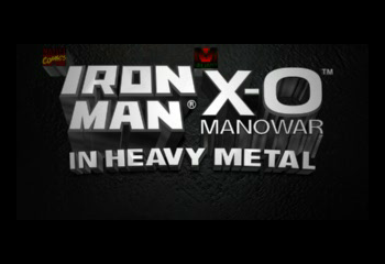 Iron Man and X-O Manowar in Heavy Metal Title Screen